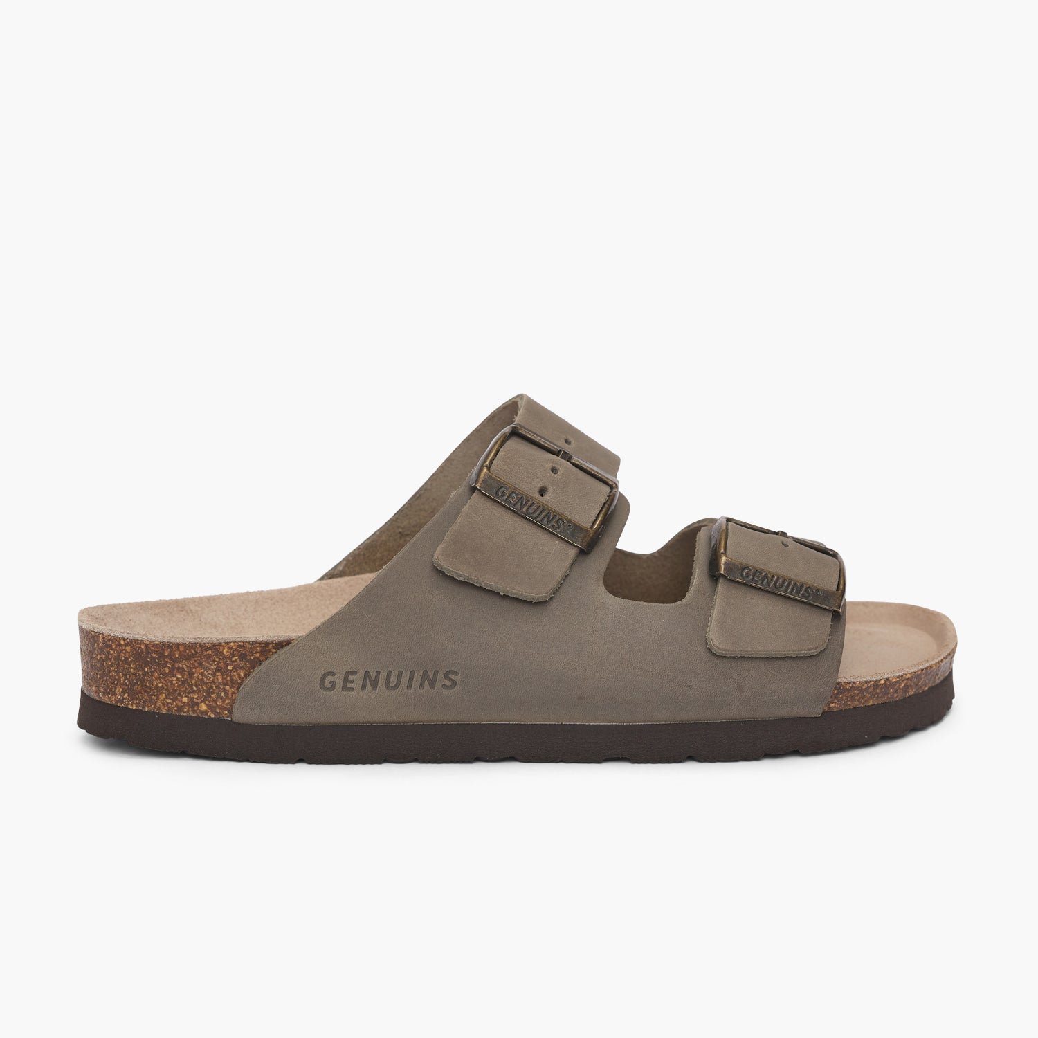 Hawaii Oiled Leather Sandal - Stone – Genuins