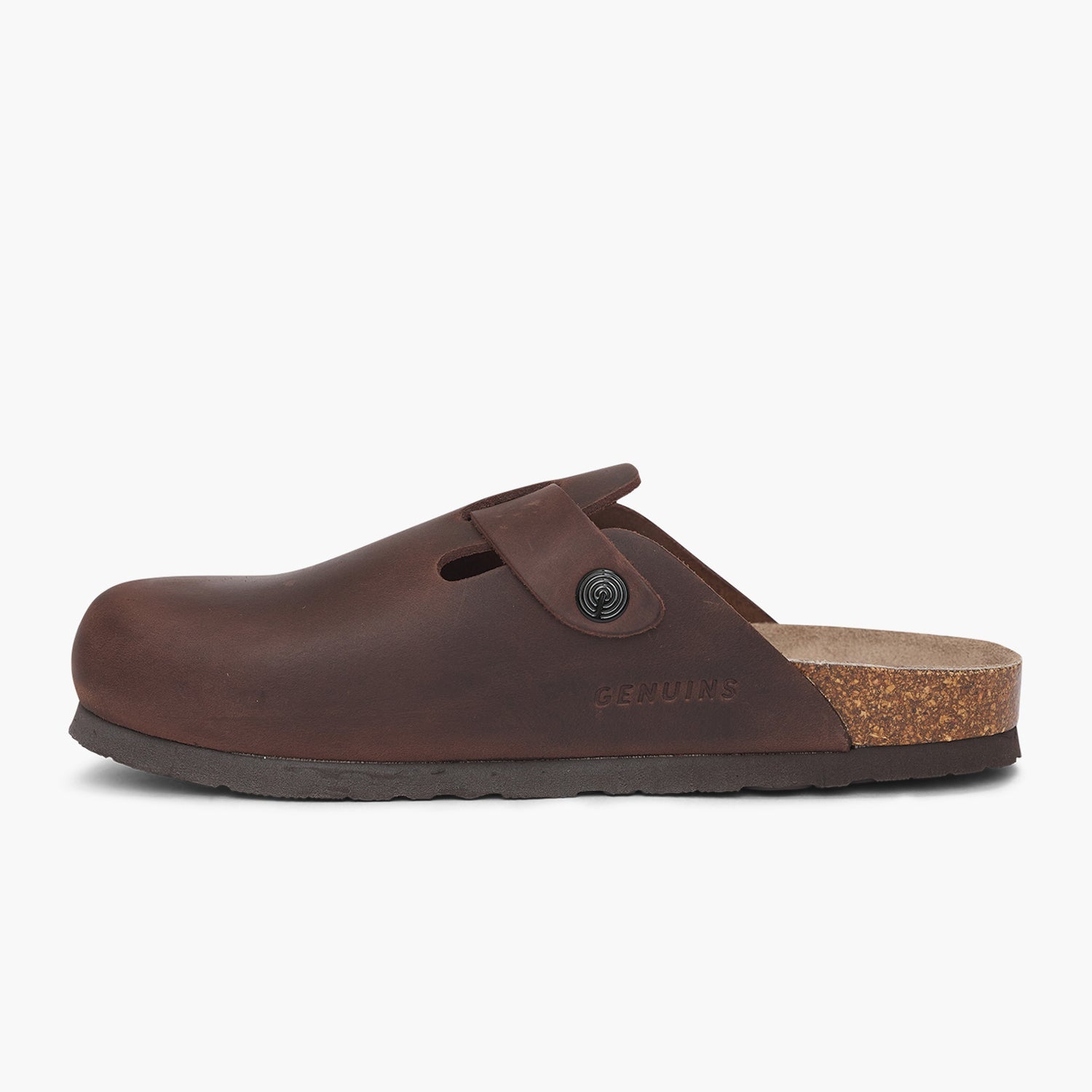 Riva Apure Oiled Leather Clog - Brown – Genuins